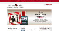 Desktop Screenshot of plunkettcooney.com